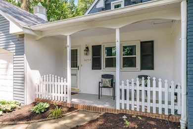 Woodbridge side porch close