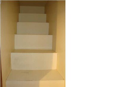 There is a closet pantry off the kitchen for extra