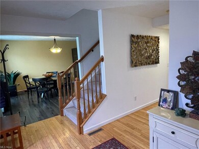 View into the dining room from office/foyer