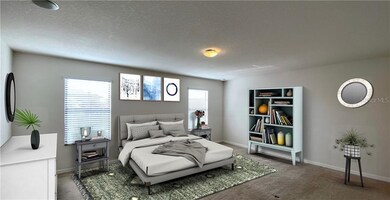 Master Bedroom Staged