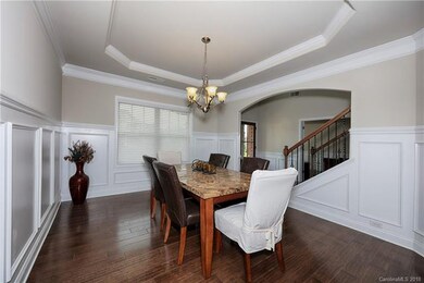 Large dining room with class and elegance.
