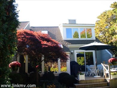 Private patio area overlooking nice yard