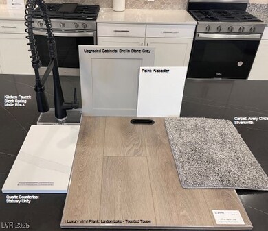 Selected finishes.