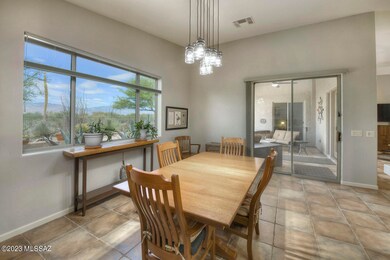 Dining room w/Mtn Views
