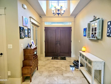 Vaulted entry way