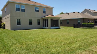 Large backyard with plenty of room for a pool.