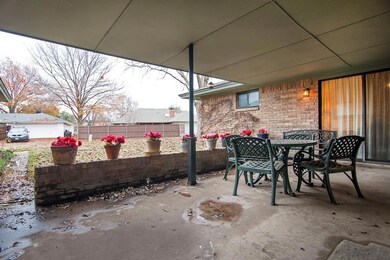 Large patio area