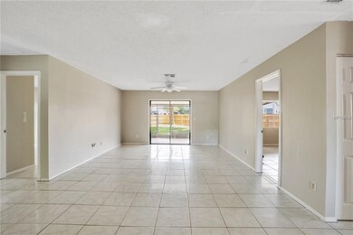 from entry toward back of home