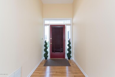 Entrance with Transom Windows