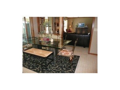 Kitchen has large eating space and adjacent to lar