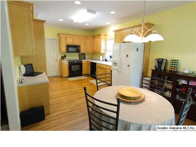 Spacious kitchen with eat in breakfast area.
