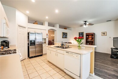Kitchen Opens to Family Room