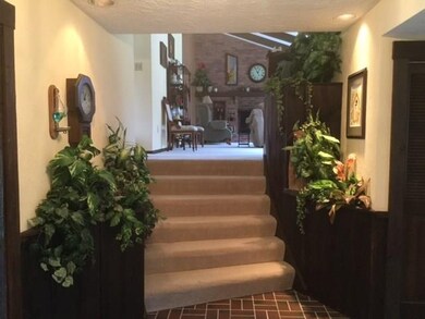 Foyer and entry into living room