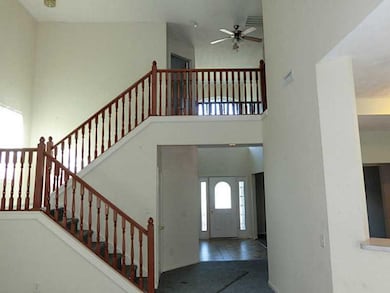 Staircase. The open floor plan and flow of this home is unreal.