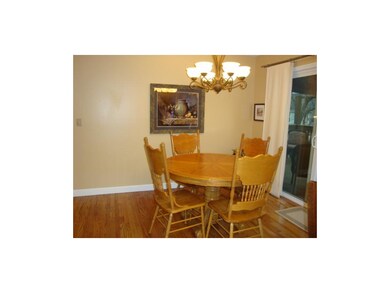 SPACIOUS DINING AREA LEADS TO DECK...