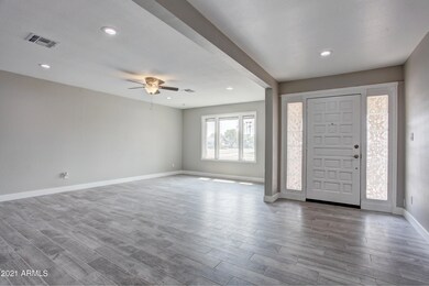 Entry and living room