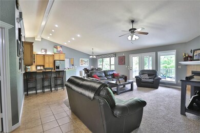 Living room & kitchen