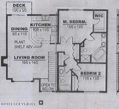 Larkspur 2nd Floor Plan w/Mod. Master