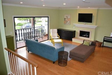 Living room area with fireplace