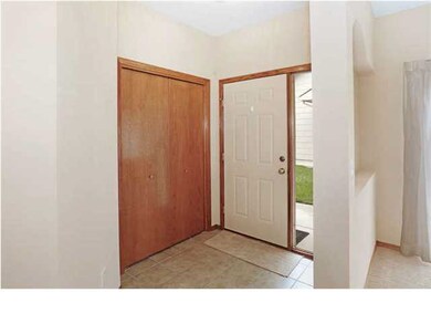 This is the front door to the left and then slidin