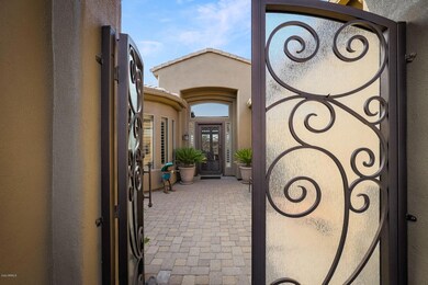 Courtyard with casita