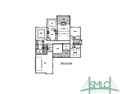 1st Floor Plan. Finished bonus room above garage