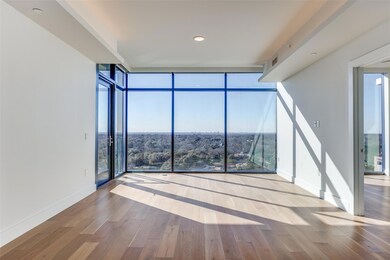 Spare room with hardwood / wood-style floors and a