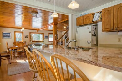 Kitchen and dining room.