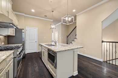 JennAir microwave installed in kitchen counter.