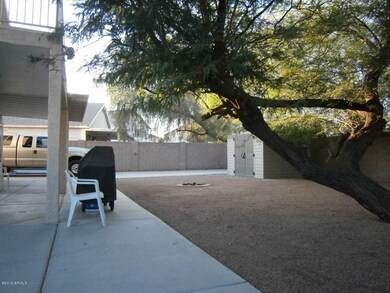 Yard looking North