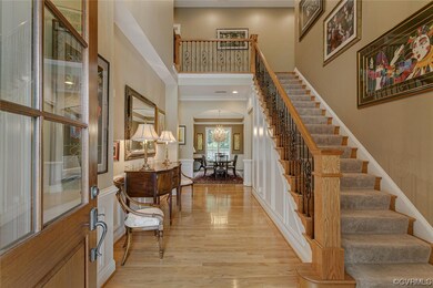 Foyer featuring light wood-type flooring, a toweri