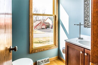 Half-bath right off front entrance -