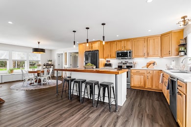 Open Kitchen and Dining Area