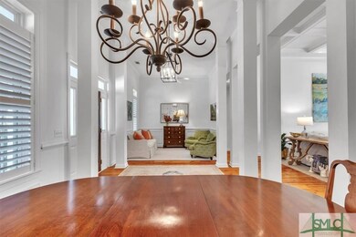 View from the dining room, across the foyer.