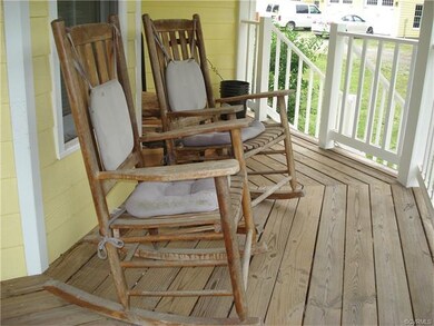 Spot on front porch to sit & rock