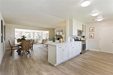 Kitchen opens to the living room.