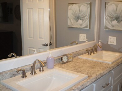 Master Bath with double sinks
