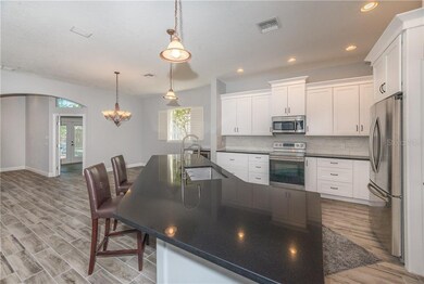 Completely remodeled kitchen.