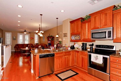 Open Family Room to Kitchen