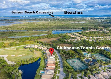 Across street from clubhouse and tennis