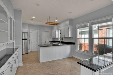 Updated kitchen with breakfast bar
