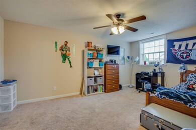 Downstairs 4th bedroom or recreation room has a full bathroom and walk-in closet.