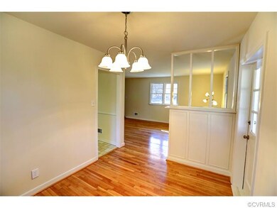 Hardwood with Chandelier