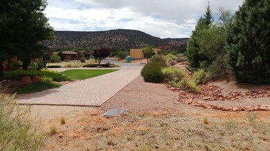 Beginning of driveway
