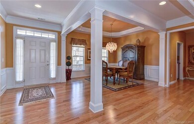 Front Door with sidelights and transom window will