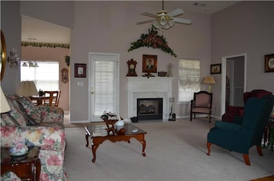 Large Living Room with Gas Fireplace