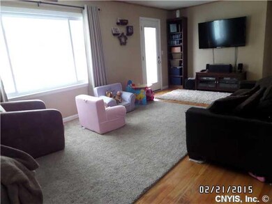Great Room Large great room with hardwoods and new