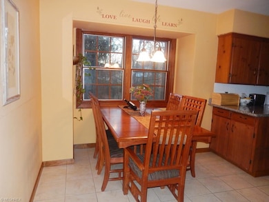 Dinette with Views of Wooded Lot
