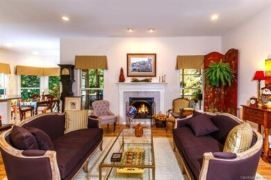 Fire-side Greatroom has 10' ceilings