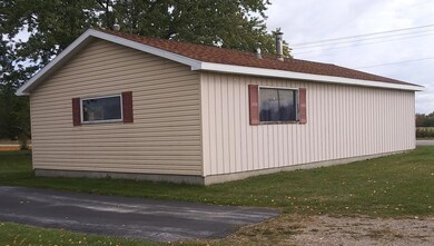 Rear of garage